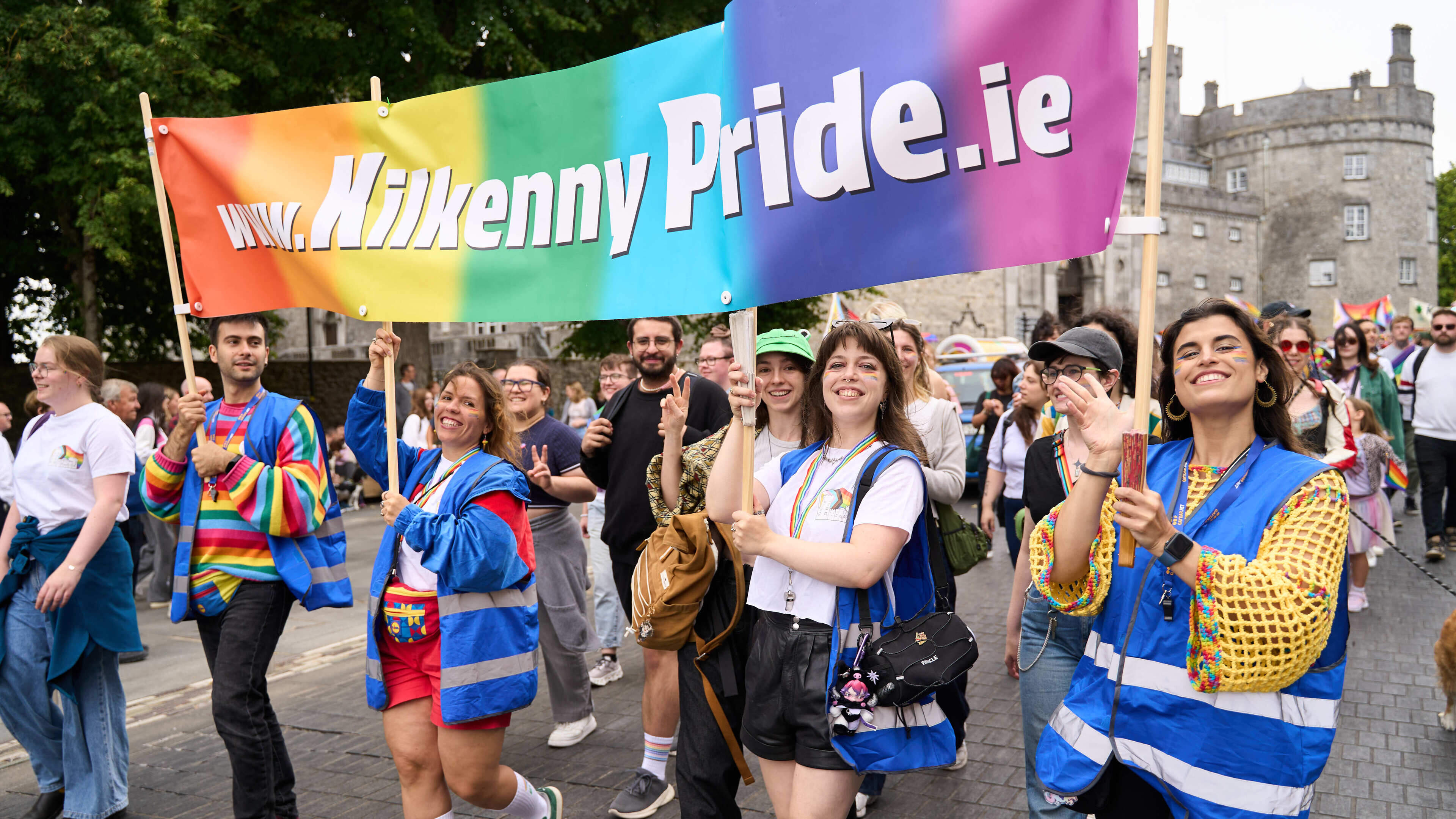 Over 500 take to the streets of Kilkenny for the city's second annual pride parade